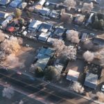 AboveDrone photo of small neighborhood in Johnstown